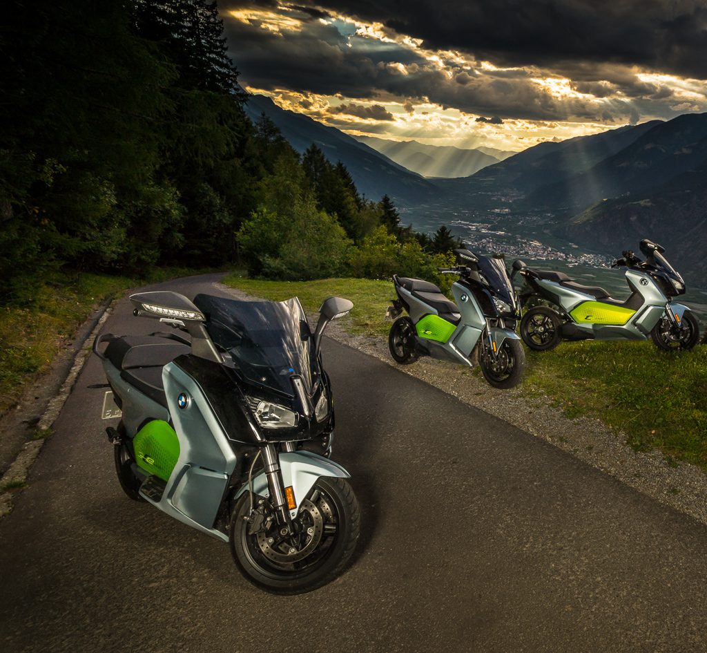 BMW C evolution – Zum 1. Mal elektrisch unterwegs 2 BMW C evolution, hoch über dem Vinschgau