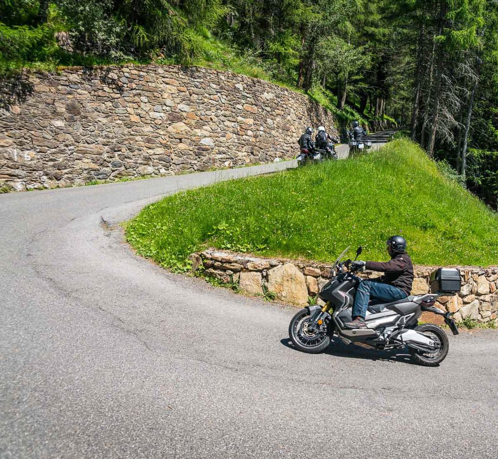 A scooter would be enough – max. permitted speed at the Gavia: 30 km/h