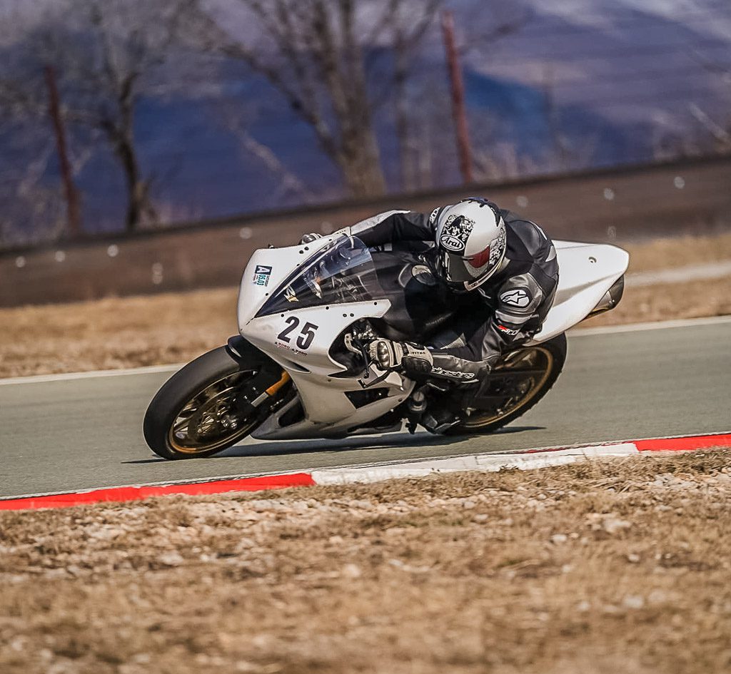 Robert on his Yamaha R1