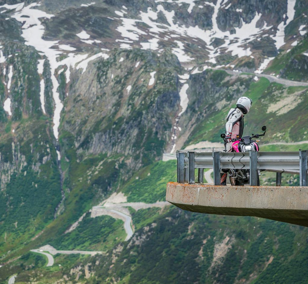 Blick zurück auf die Meienwang (Südrampe) Blick zurück auf die Meienwang (Südrampe)