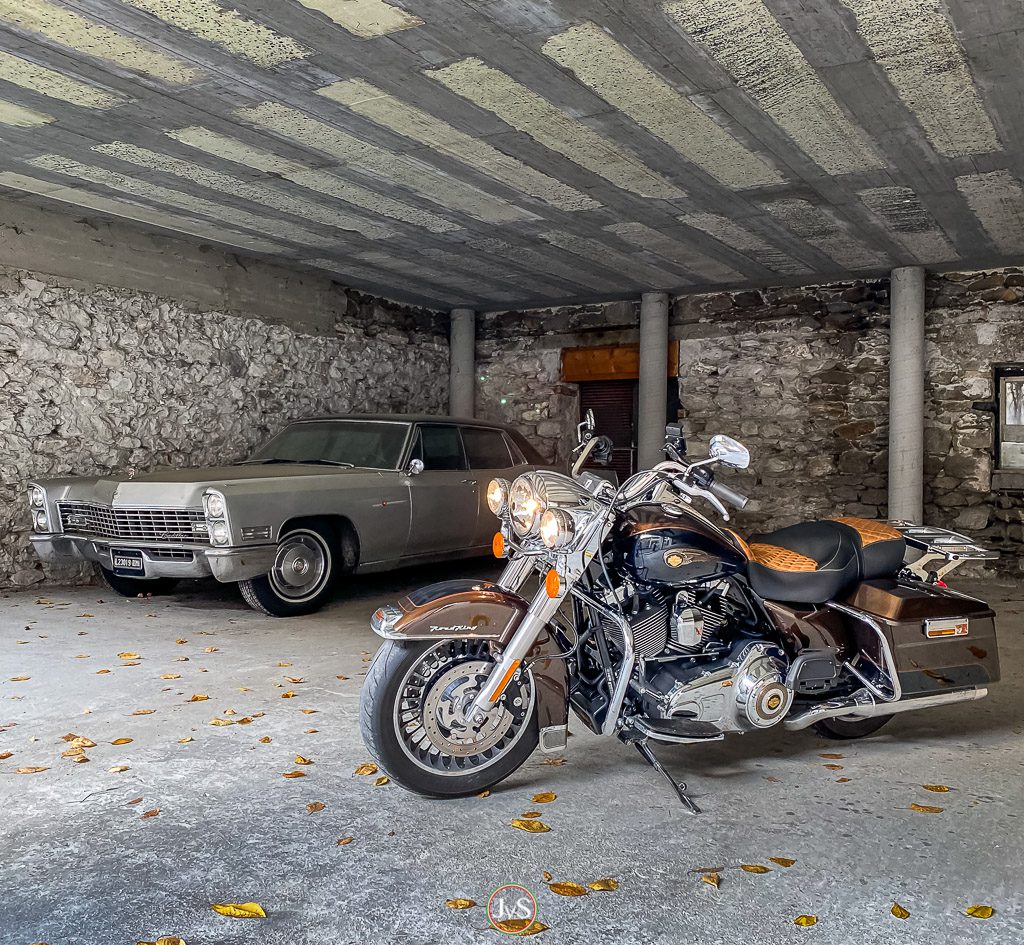 Optimal für die Fahrt zum Lago di Tenno: der Road King von Harley-Davidson