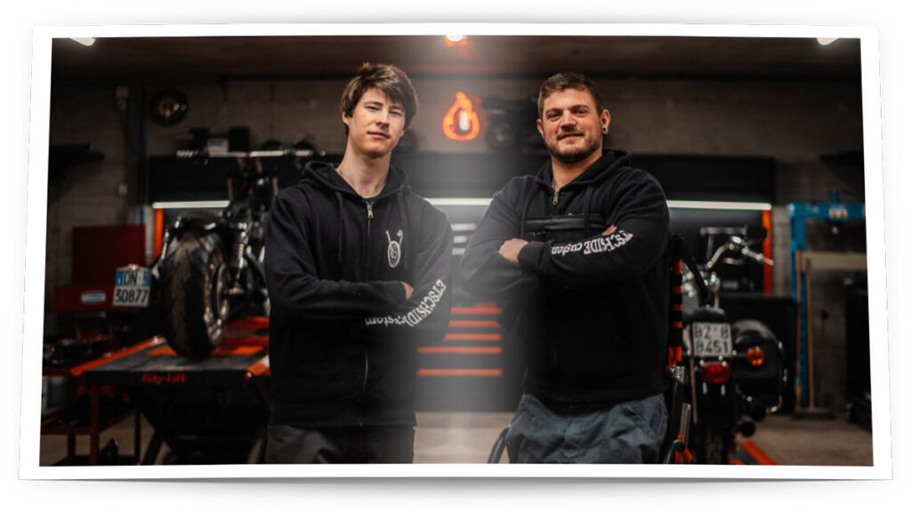 Portrait: das Team von Etschside Custom