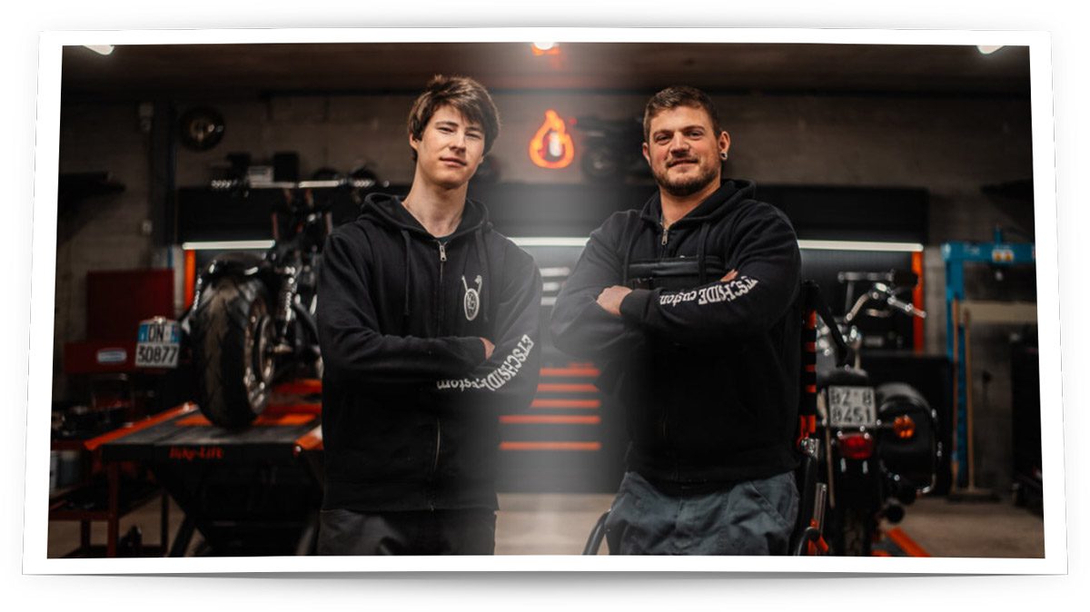Portrait: das Team von Etschside Custom