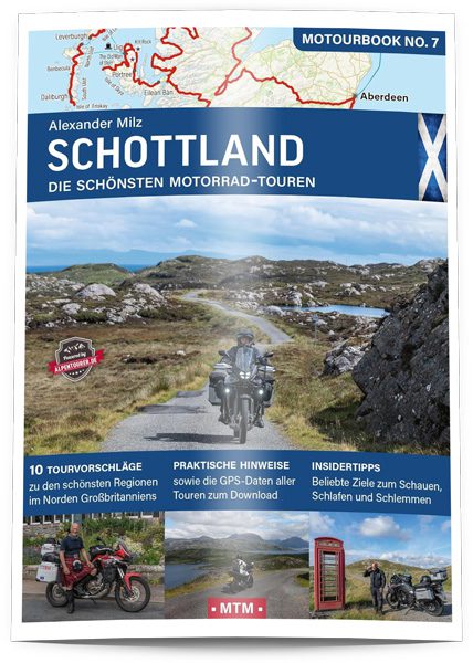 Cover des Schottland-Reiseführers von Alex Milz Cover des Schottland-Reiseführers von Alex Milz