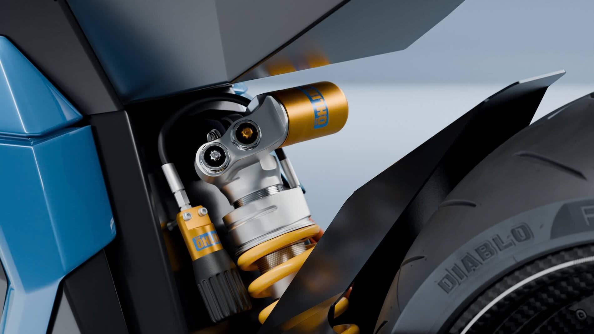 Verge TS Pro – The Trigger Donut 3 Unsprung masses? Öhlins takes care of that.