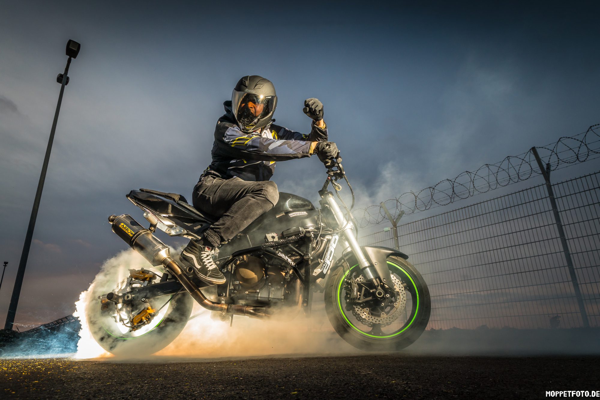Try your rear brake and be surprised!
