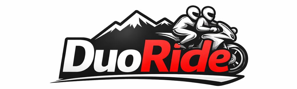The initiative's logo "DuoRide" – the motorcycle ride-sharing service from South Tyrol